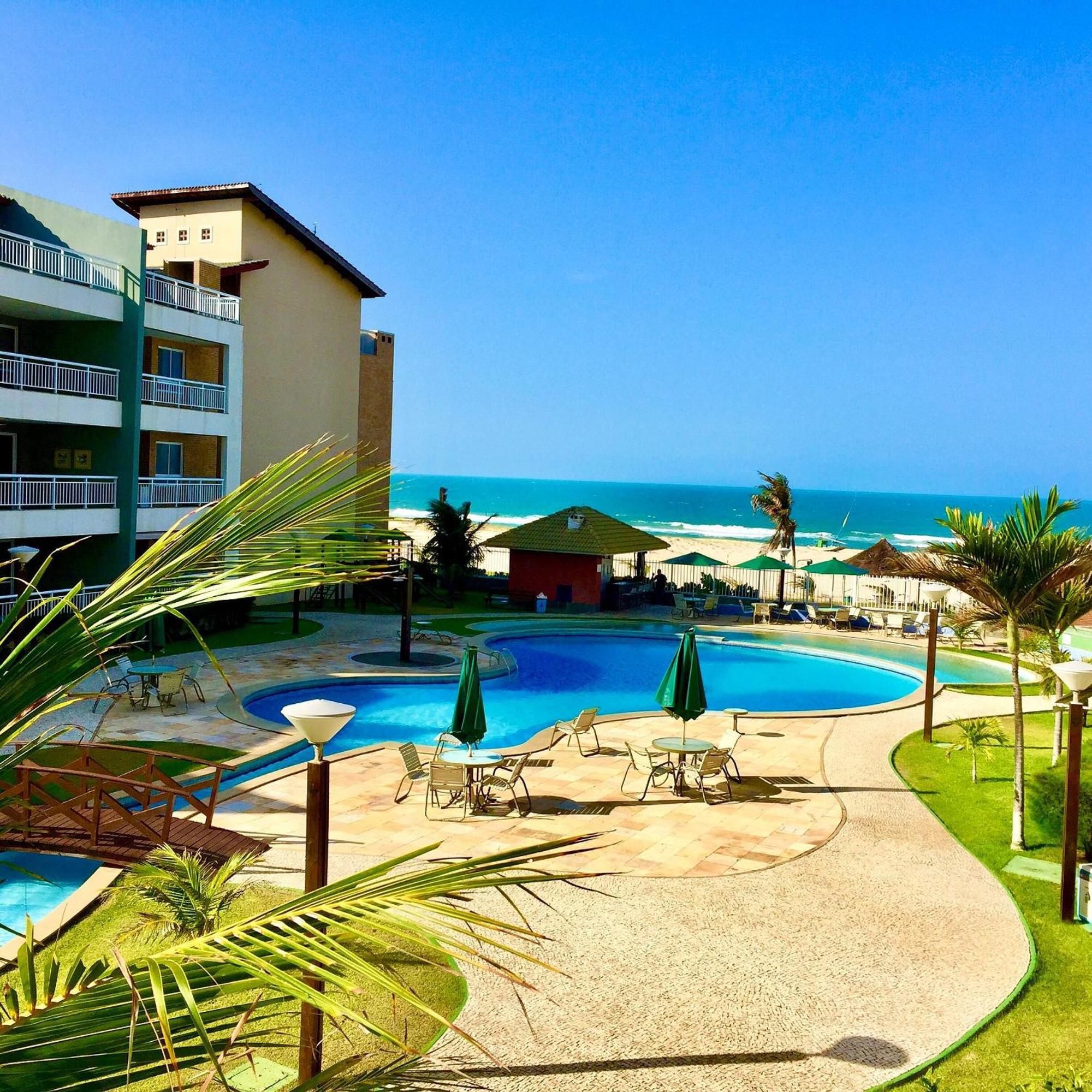 Terramaris - Aptos Vista Mar, Pe Na Areia, Vizinho Ao B Park Aquiraz Exterior photo